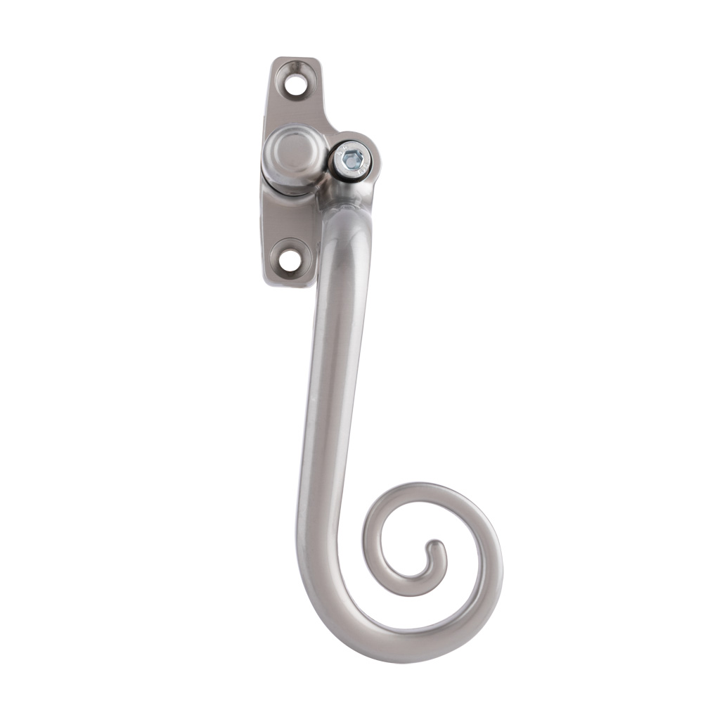 Timber Series Monkey Tail Espag Window Handle - (Hex Locking) - (Right Hand) - Hardex Graphite